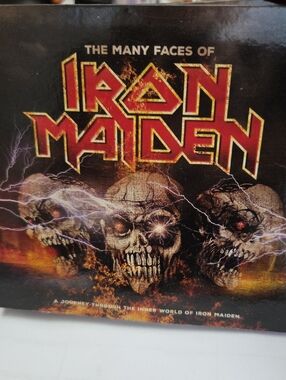 Iron Maiden 'The Many Faces of Iron Maiden' Graphic Cover - Black & Red